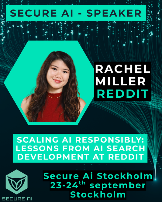 🎤 Presentation - Rachel Caisi Miller - on scaling AI responsibly at Reddit