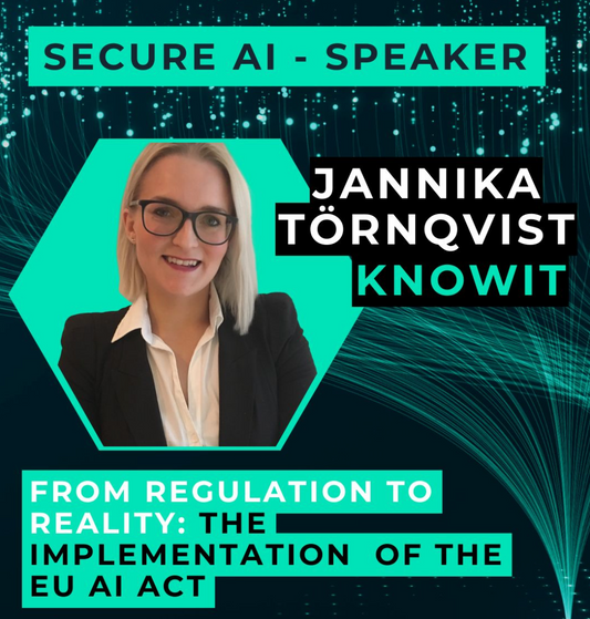 🎙️Speaker update! Jannika Törnqvist